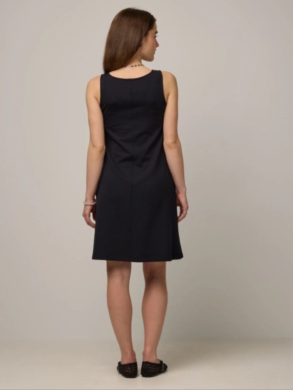 Wool& Black Wool Dress Tank Sleeveless Large - Picture 5 of 7